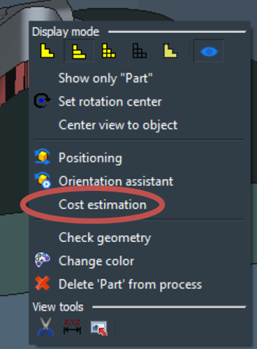 Simufact Additive - Cost Estimation - SIMTEQ Engineering